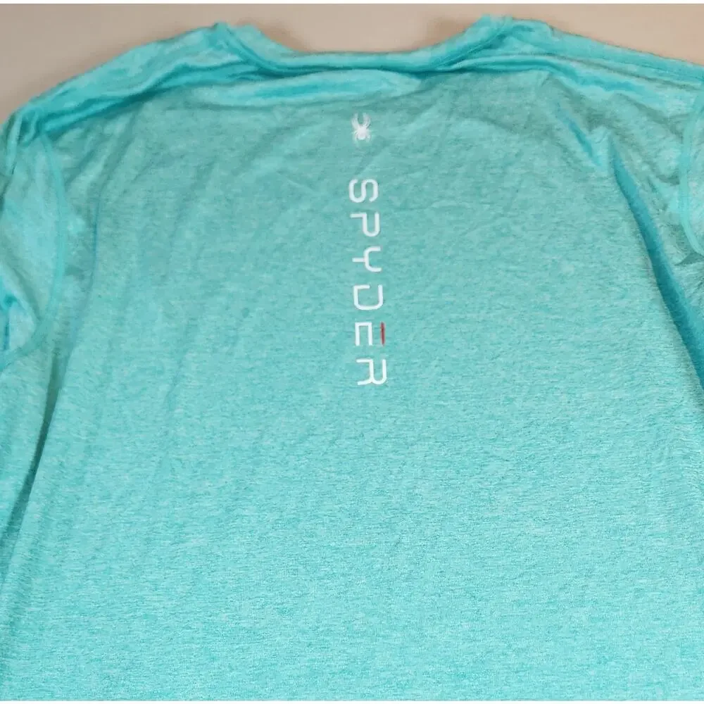 Spyder Swim Men’s XL Rash Guard UPF 50+ Long Sleeve Aqua Quick Dry